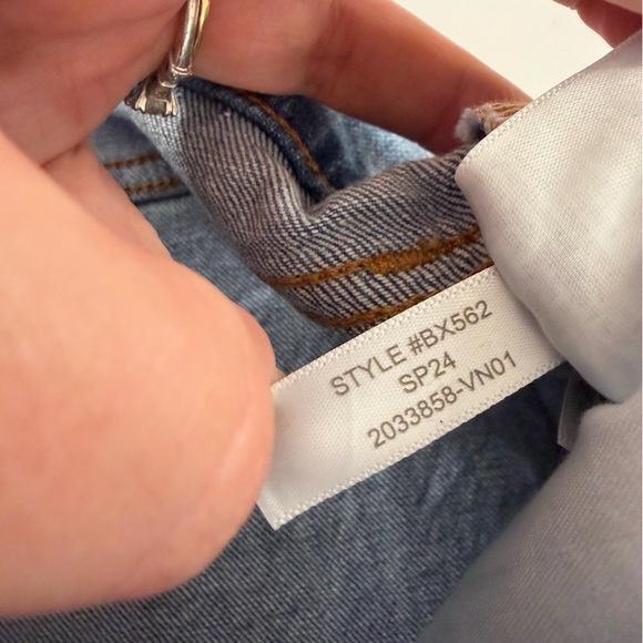 J.Crew Jeans Womens 27 Petite Wide Leg Crop All Day Stretch Raw Hem High Rise - Picture 9 of 11